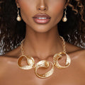 Chain Matte Gold Chunky Chain Modern Necklace