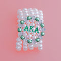 AKA Bracelet White Pearl AKA 5 Strand