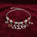 DST Snake Chain Luxe Bead and Charm Necklace