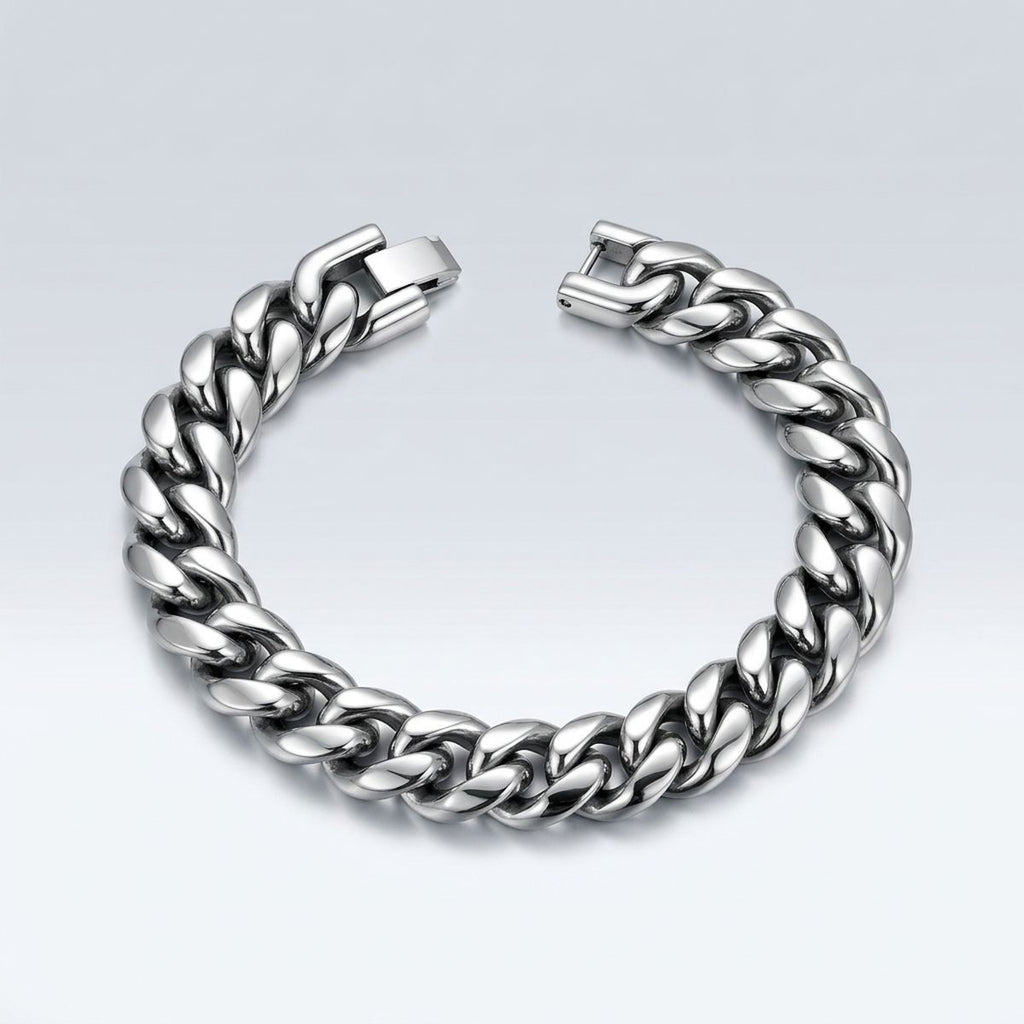 Men's RDC 14mm Silver Stainless Steel Bracelet