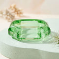 Bangle Transparent Green Octagon Facet Bracelet