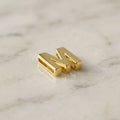 Letter M Gold Slide Letter Charm Sold Individually